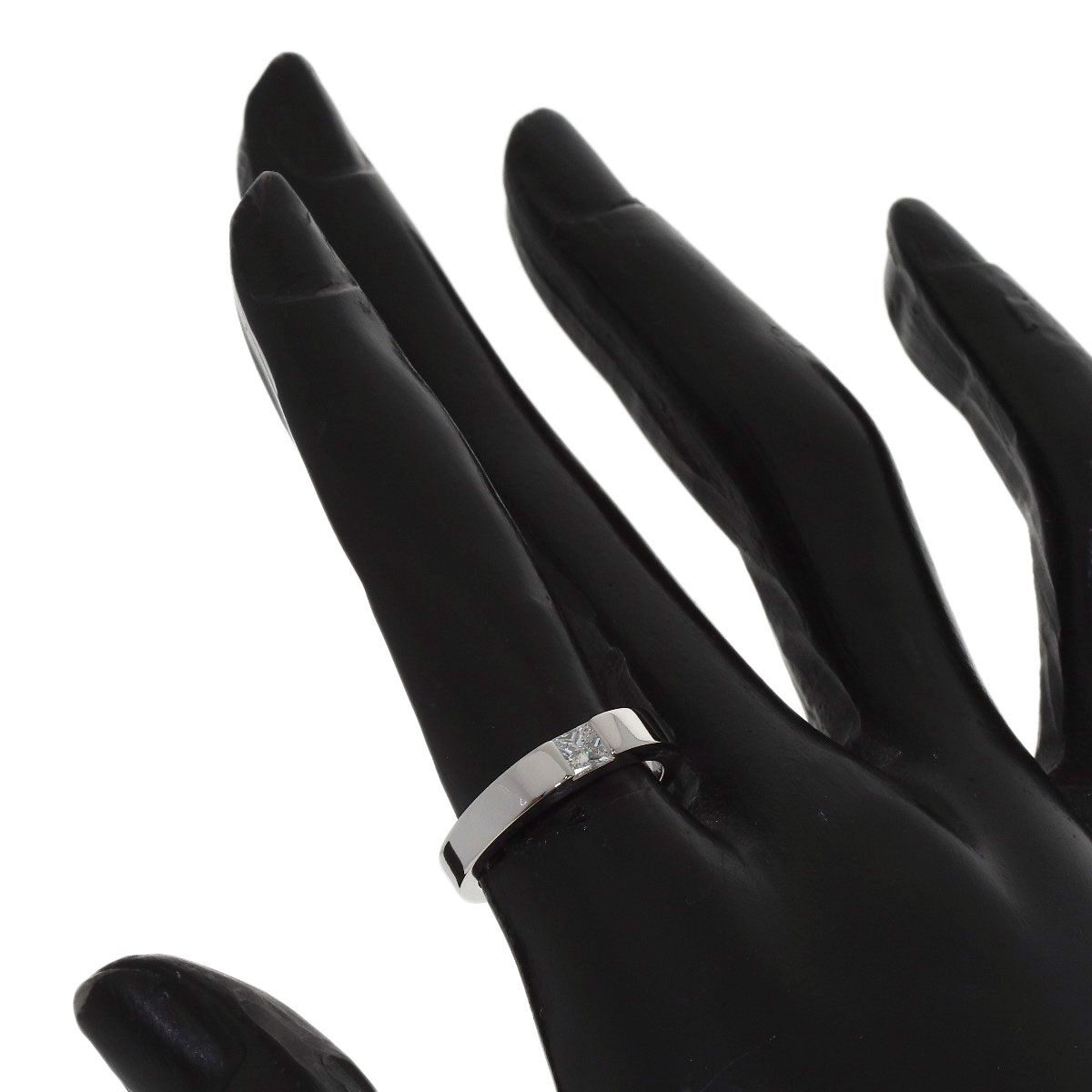 Cartier Tank Ring Diamond 51 18k White Gold — view 7