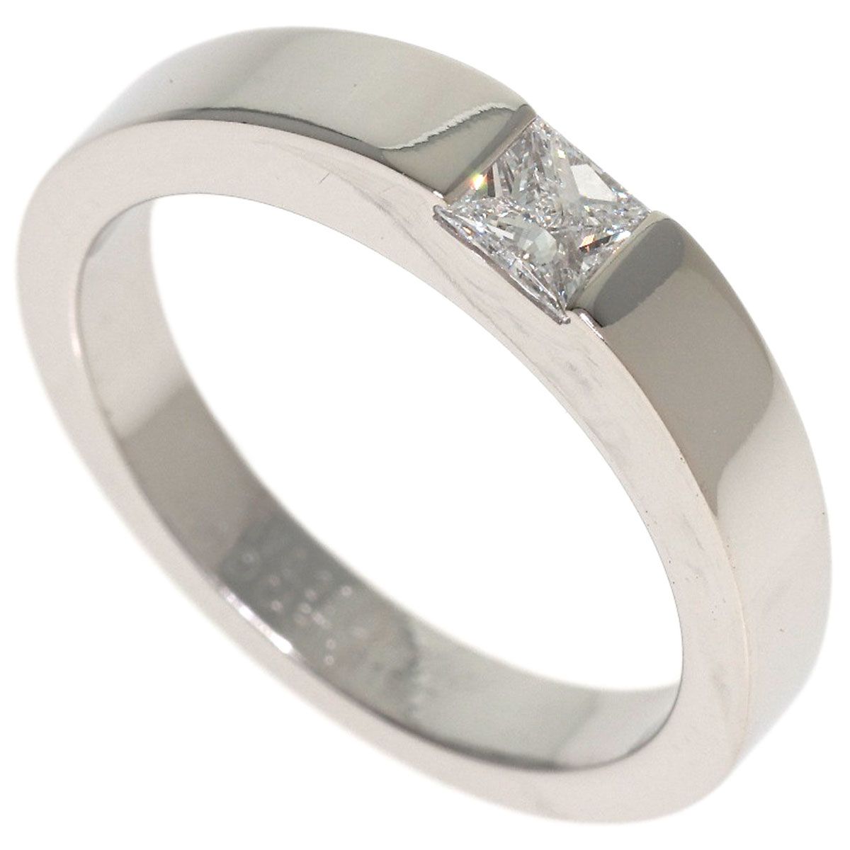 Cartier Tank Ring Diamond 51 18k White Gold
