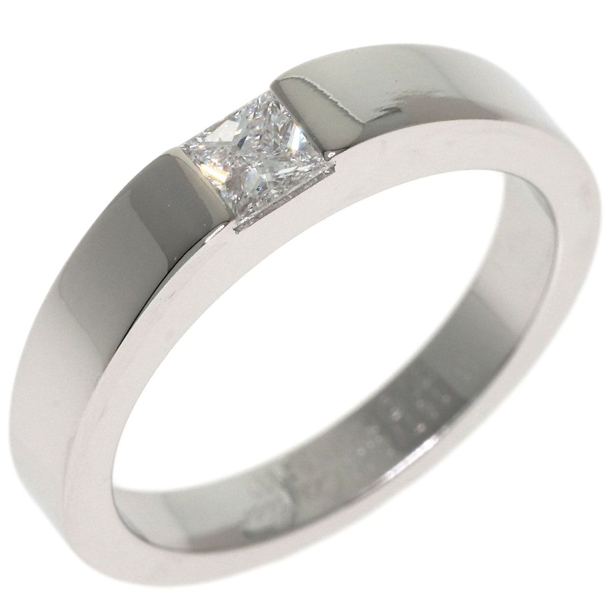 Cartier Tank Ring Diamond 51 18k White Gold — view 2