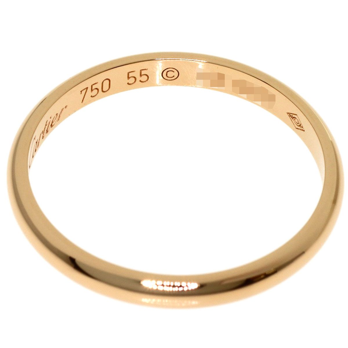 Cartier Wedding 55 Ring 18k Pink Gold — view 5
