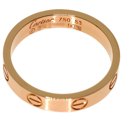Cartier Mini Love Ring 53 18k Pink Gold — view 4