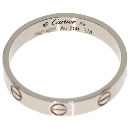 Cartier Mini Love Ring 59 18k White Gold — view 4