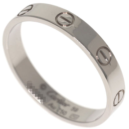 Cartier Mini Love Ring 59 18k White Gold