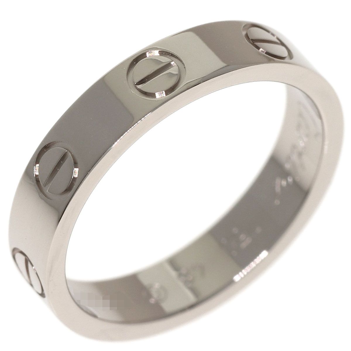 Cartier Mini Love Ring 48 18k White Gold — view 2