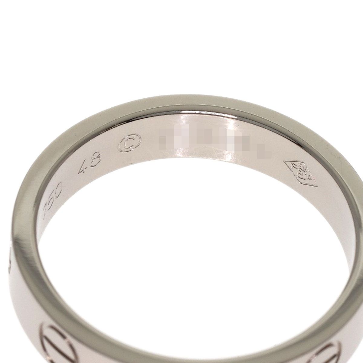 Cartier Mini Love Ring 48 18k White Gold — view 5