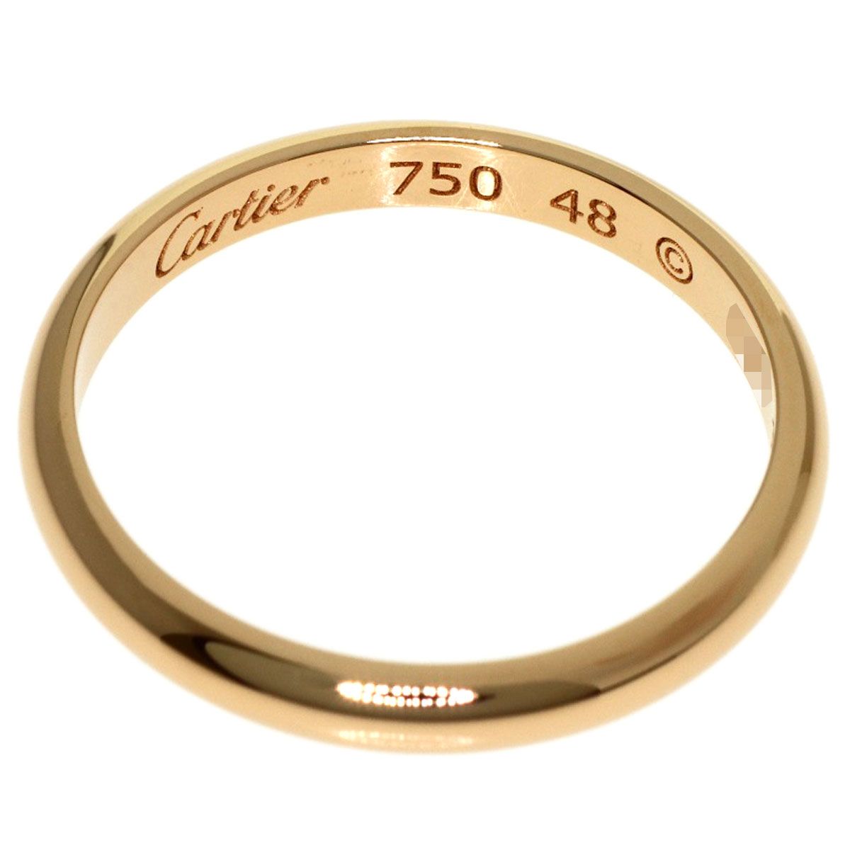 Cartier Wedding 48 Ring 18k Pink Gold — view 4