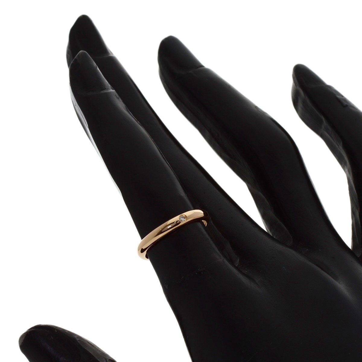 Cartier Wedding Diamond 47 Ring 18k Pink Gold — view 7