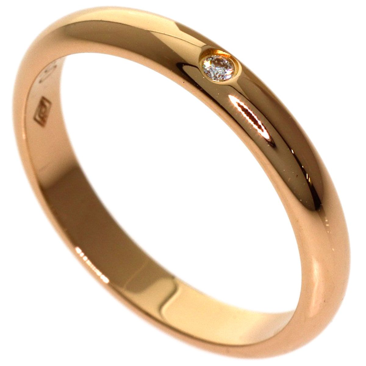 Cartier Wedding Diamond 47 Ring 18k Pink Gold