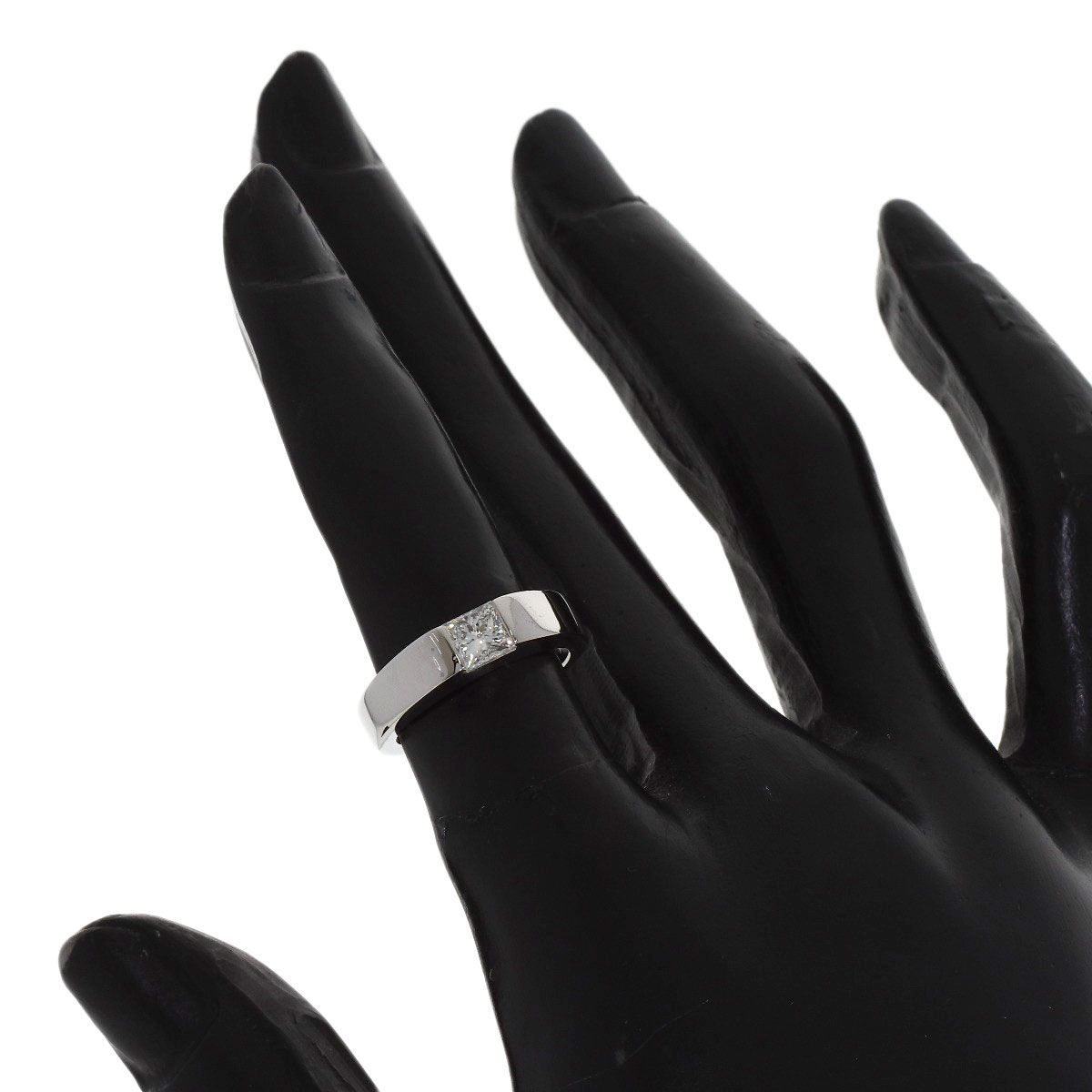 Cartier Tank Ring Diamond 47 18k White Gold — view 7