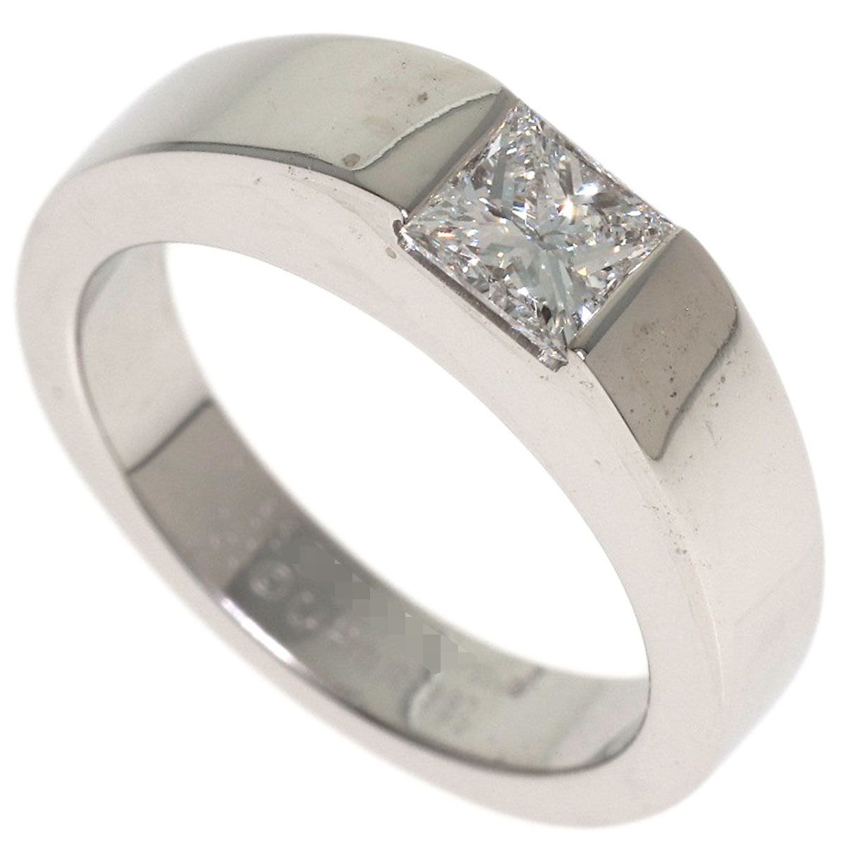 Cartier Tank Ring Diamond 47 18k White Gold