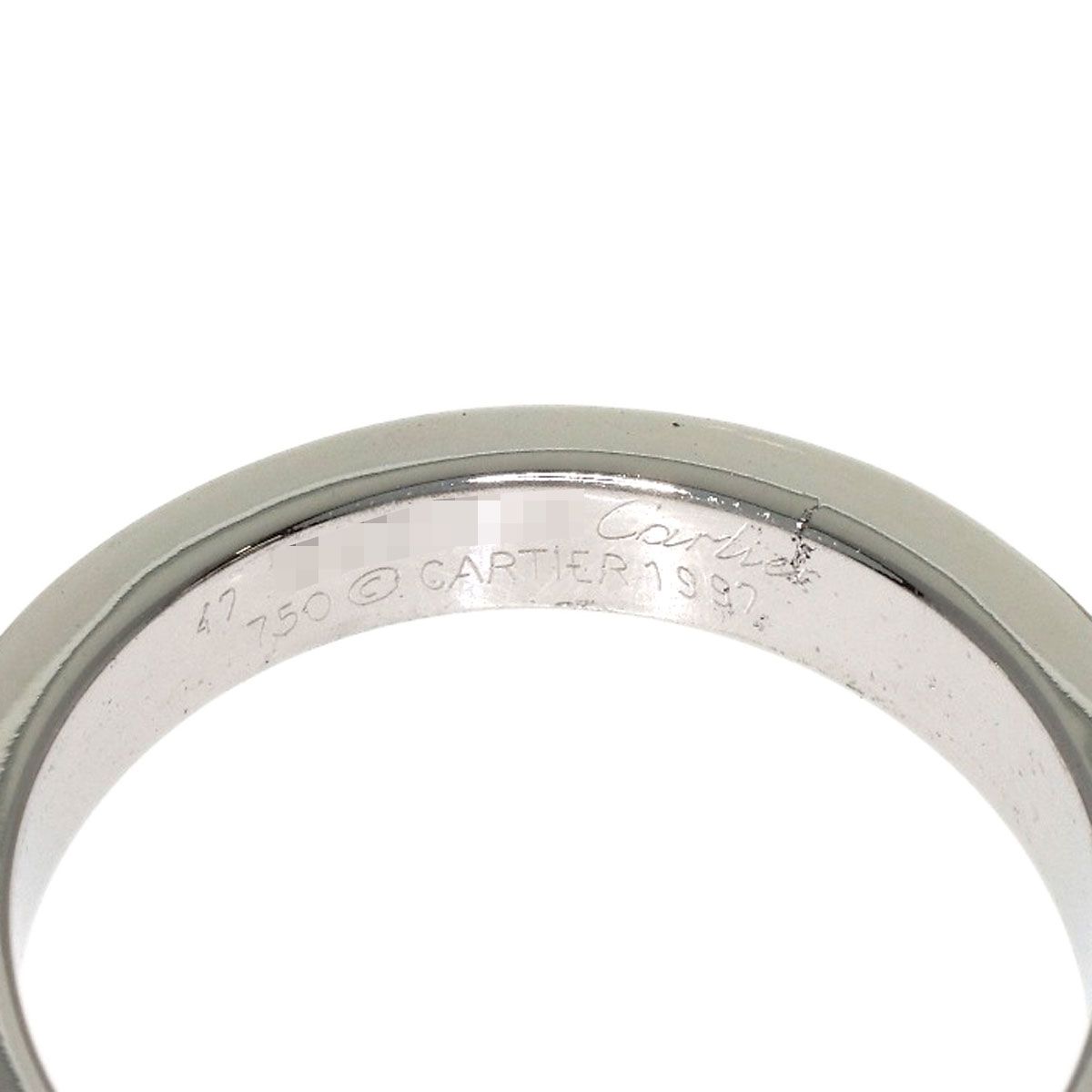 Cartier Tank Ring Diamond 47 18k White Gold — view 8
