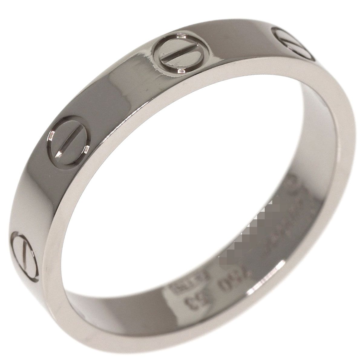 Cartier Mini Love Ring 53 18k White Gold — view 2