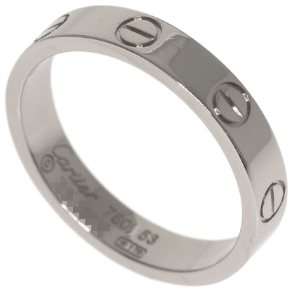 Cartier Mini Love Ring 53 18k White Gold