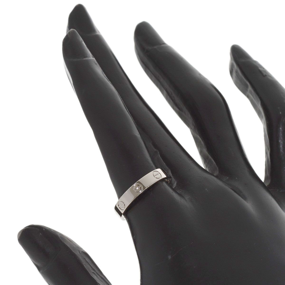Cartier Mini Love Ring 53 18k White Gold — view 5