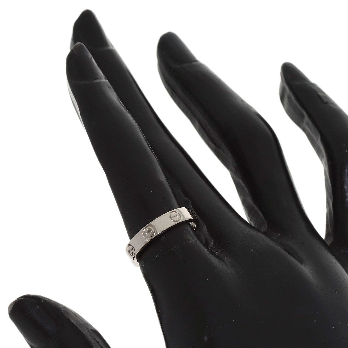 Cartier Mini Love Ring 49 18k White Gold — view 5