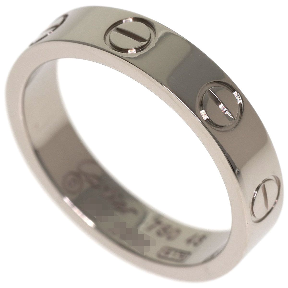 Cartier Mini Love Ring 46 18k White Gold