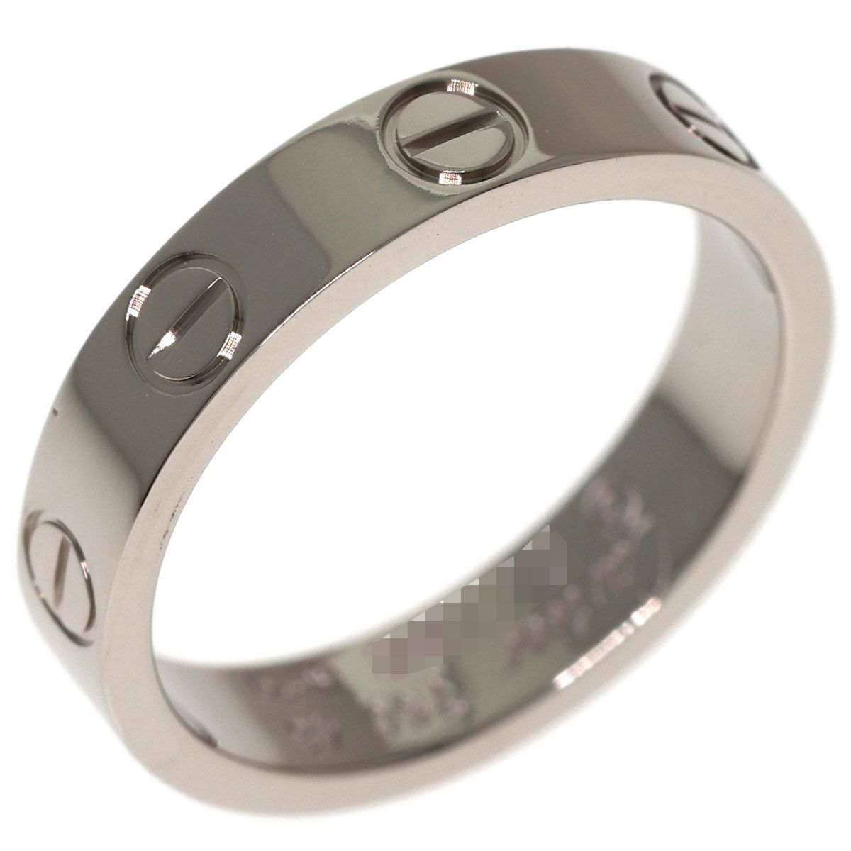 Cartier Mini Love Ring 46 18k White Gold — view 2