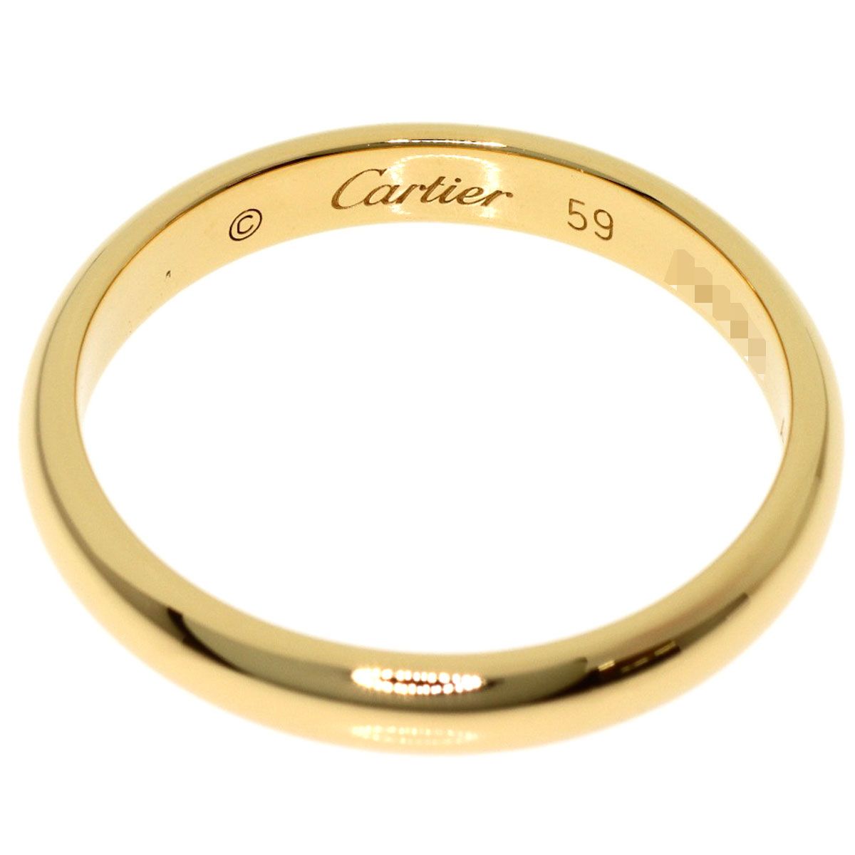 Cartier Wedding 59 Ring 18k Yellow Gold — view 4