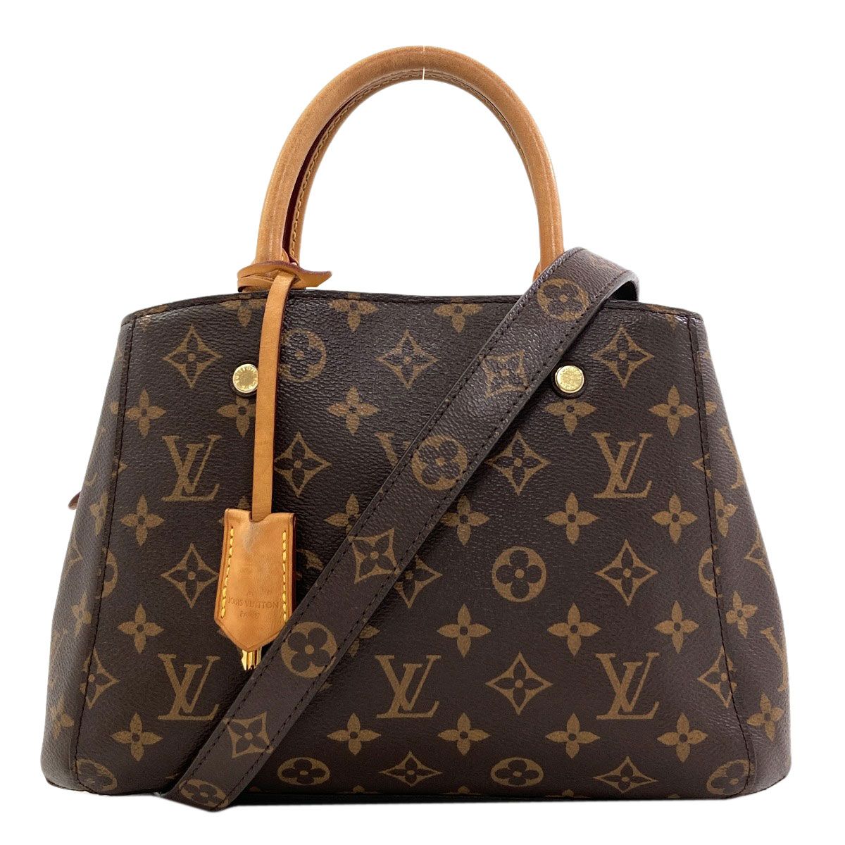 Louis Vuitton Montaigne BB Handbag Monogram Canvas