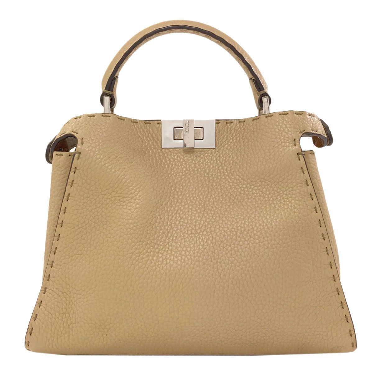 Fendi Peekaboo Essential Selleria 2-Way Handbag Calfskin — view 2