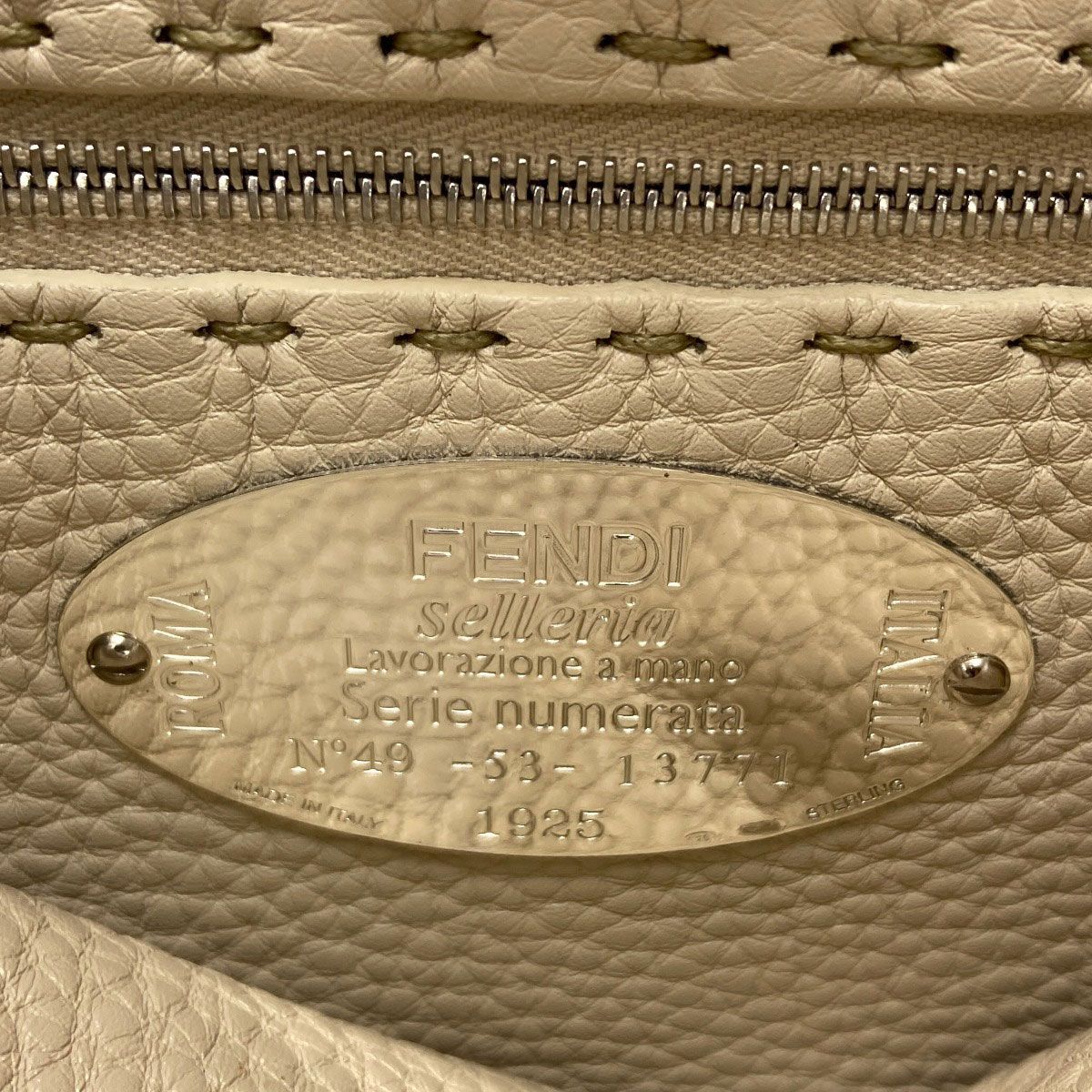 Fendi Peekaboo Essential Selleria 2-Way Handbag Calfskin — view 6