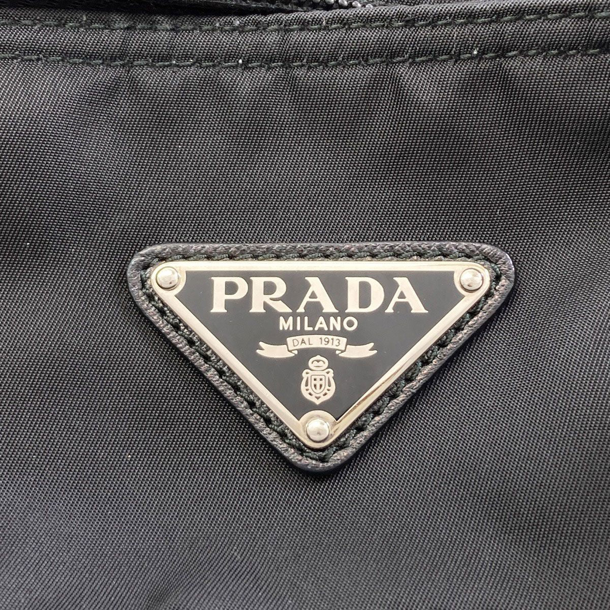 Prada Logo 2-Way Tote Bag Nylon — view 8