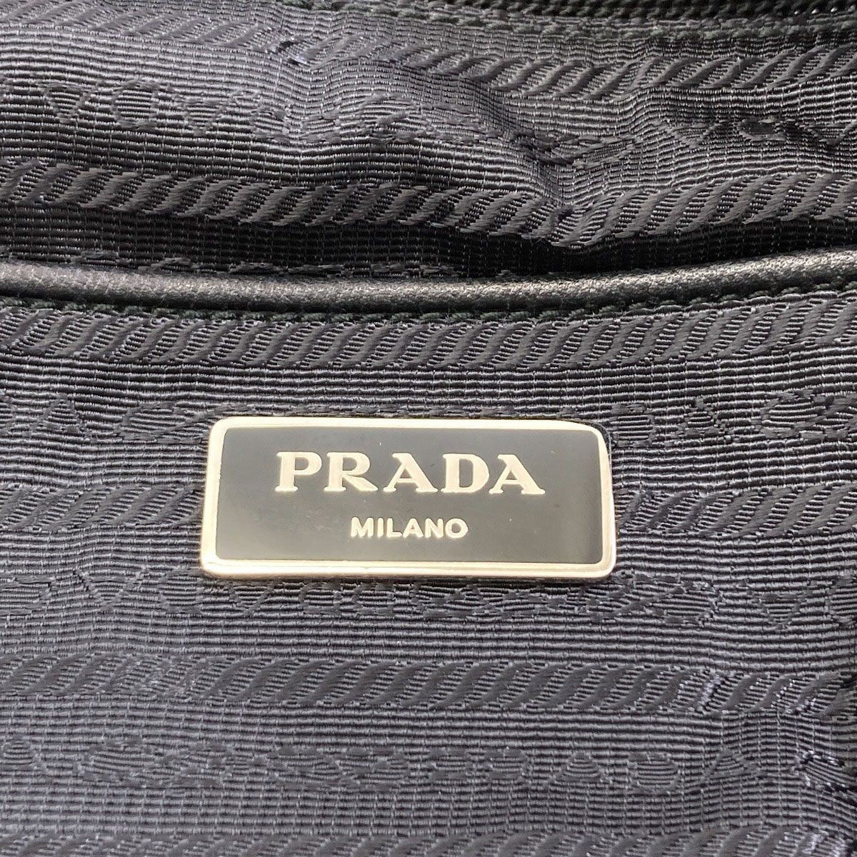 Prada Logo 2-Way Tote Bag Nylon — view 6