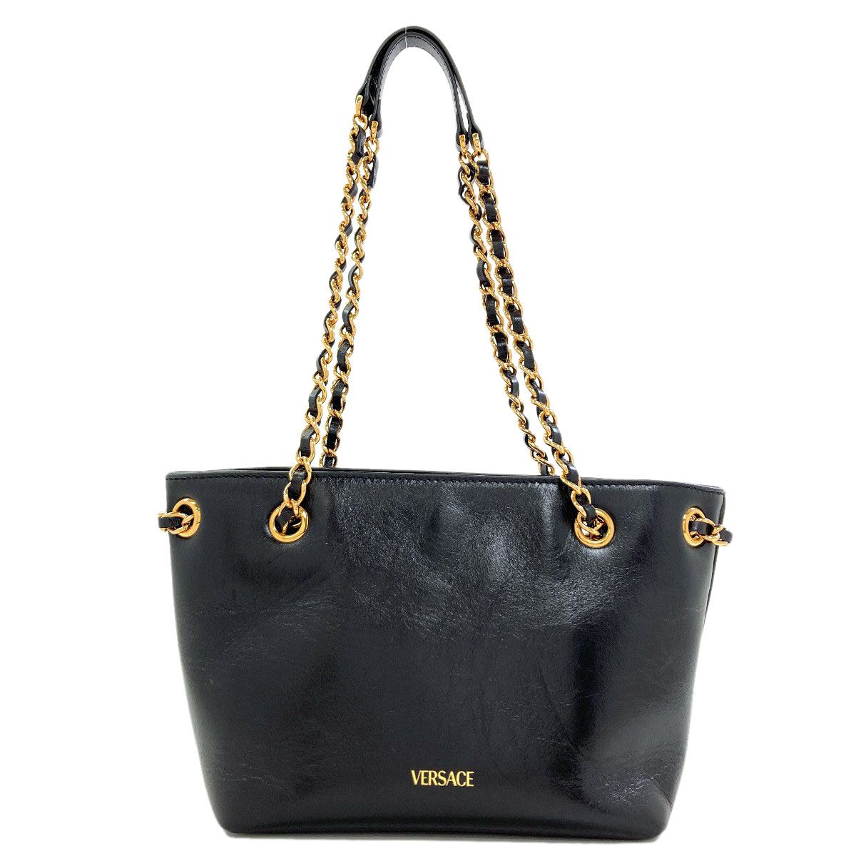 Versace Medusa Logo Tote Bag Calfskin — view 2