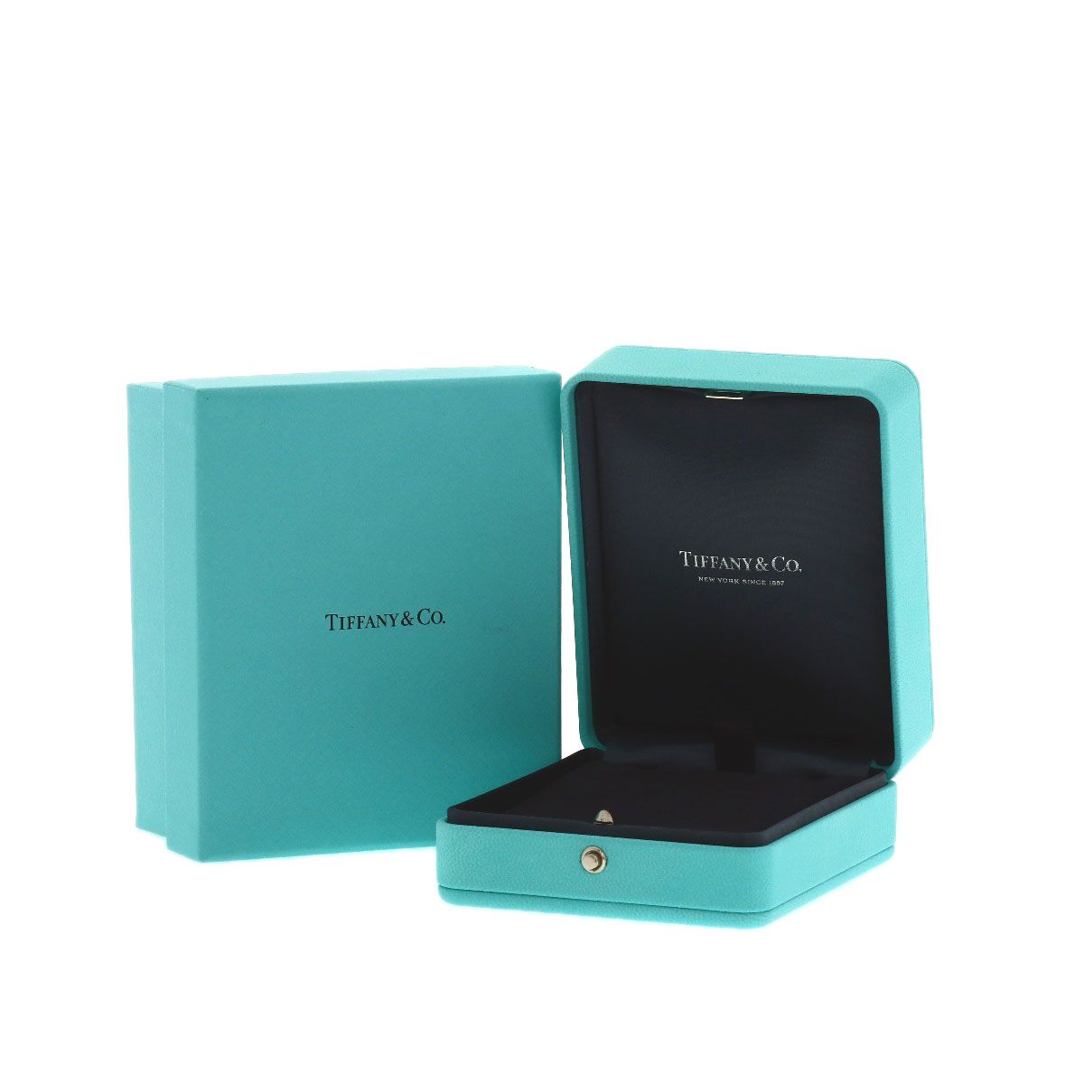 Tiffany & Co T Smile Small Diamond Necklace 18k White Gold — view 6