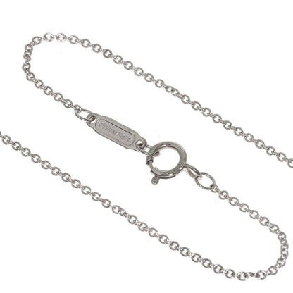 Tiffany & Co T Smile Small Diamond Necklace 18k White Gold — view 3