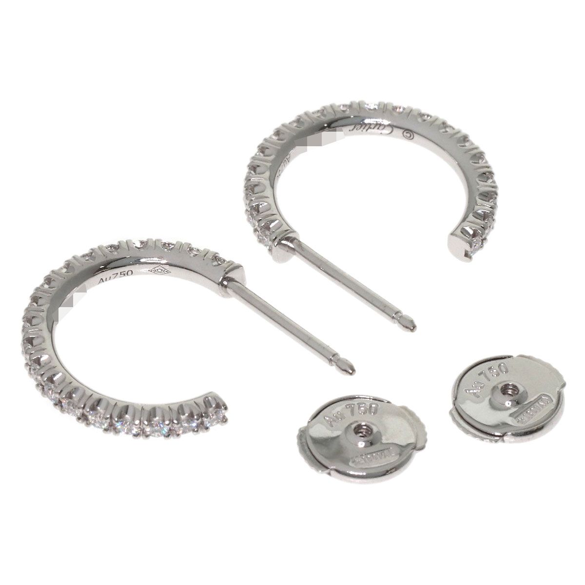 Cartier Etincelle de Cartier Diamond Earrings 18k White Gold — view 2