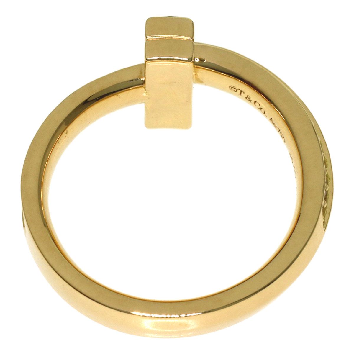 Tiffany & Co T One Diamond Ring 18k Yellow Gold — view 4
