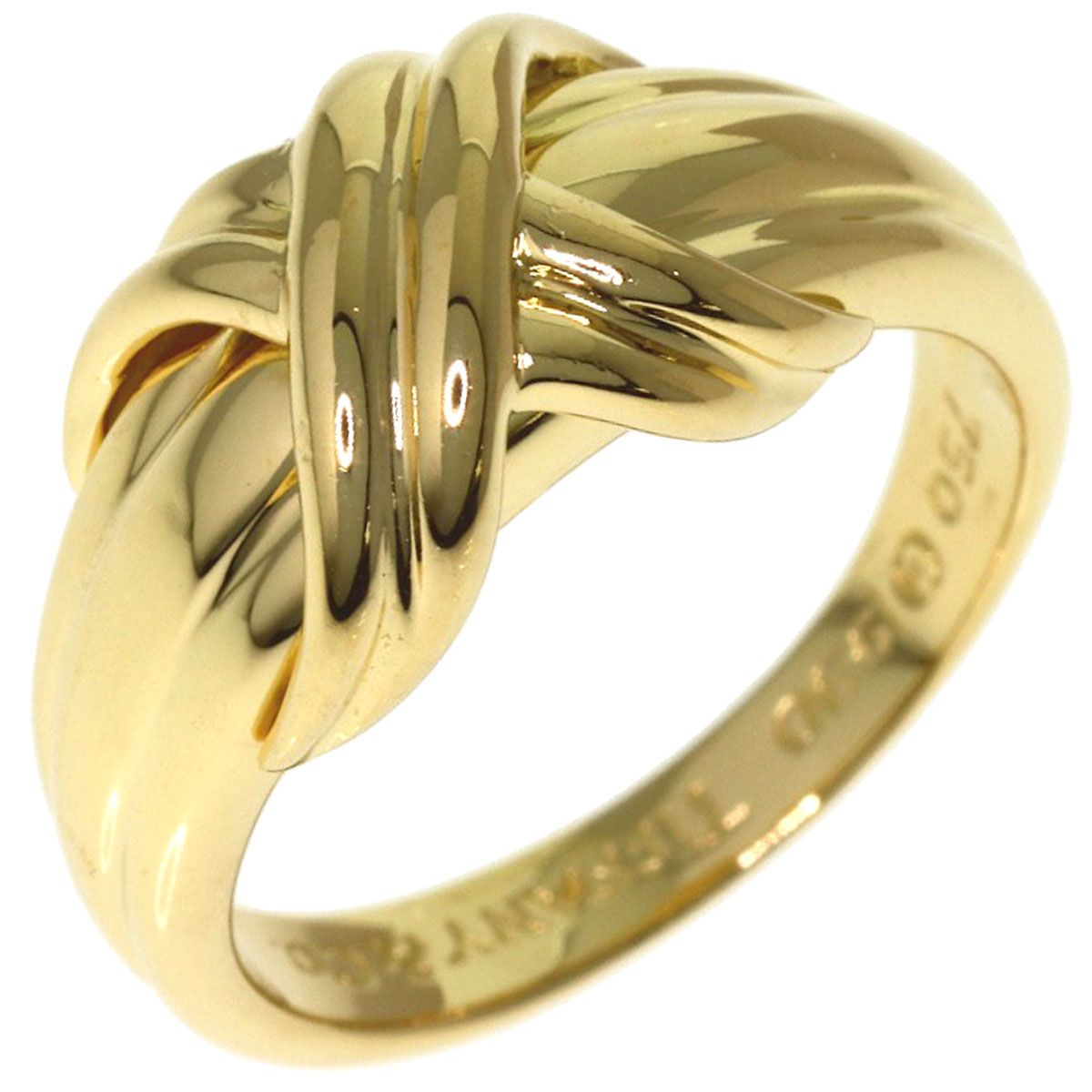 Tiffany & Co Signature Ring 18k Yellow Gold — view 2