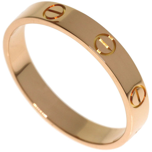Cartier Mini Love Ring 58 18k Pink Gold