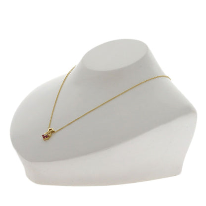 Dior Ruby Diamond Necklace 18k Yellow Gold — view 5