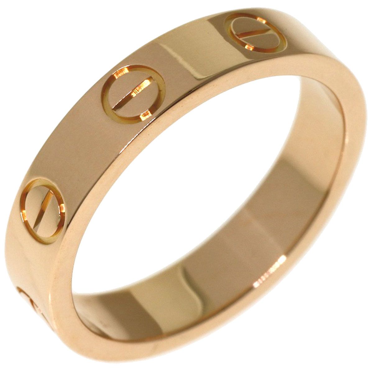 Cartier Mini Love Ring 47 18k Pink Gold — view 2