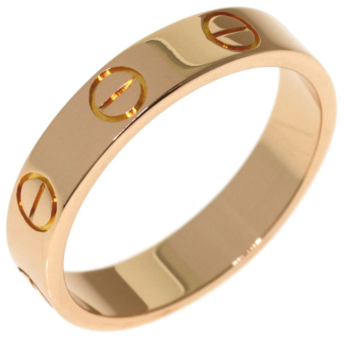 Cartier Mini Love Ring 48 18k Pink Gold — view 2