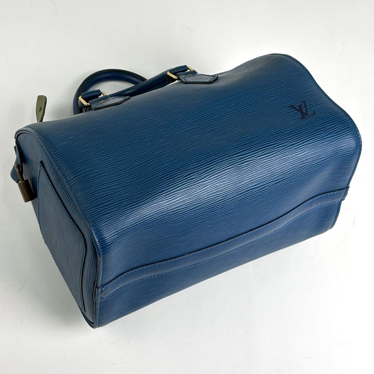 Louis Vuitton Speedy 25 Handbag Epi Toledo Blue — view 2