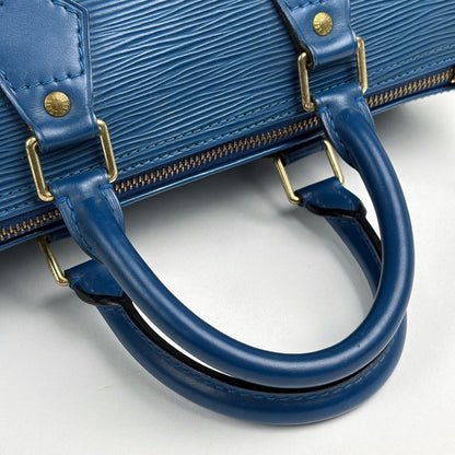 Louis Vuitton Speedy 25 Handbag Epi Toledo Blue — view 7