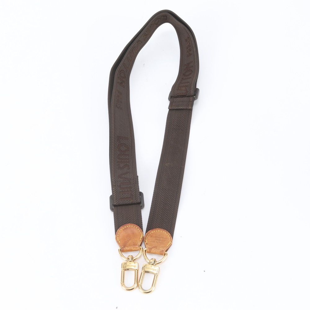 Louis Vuitton Bag Leather Canvas Shoulder Strap — view 2