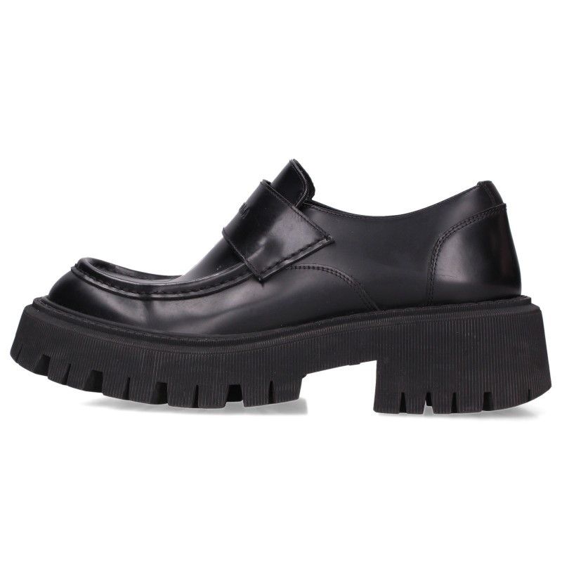 Balenciaga Tractor Tractorleather Loafers Shoes