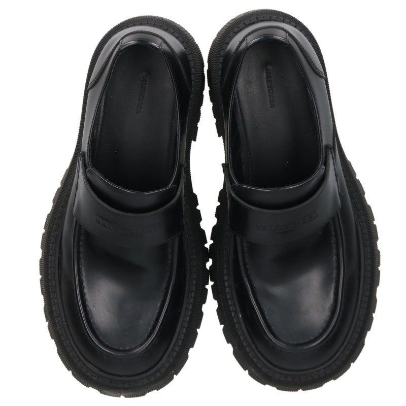 Balenciaga Tractor Tractorleather Loafers Shoes — view 4