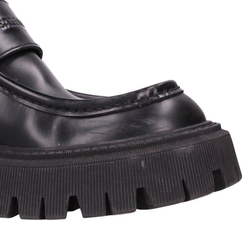 Balenciaga Tractor Tractorleather Loafers Shoes — view 5