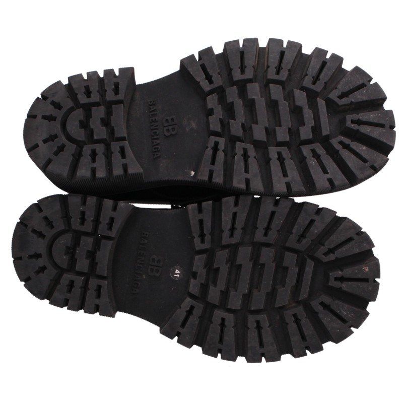 Balenciaga Tractor Tractorleather Loafers Shoes — view 3