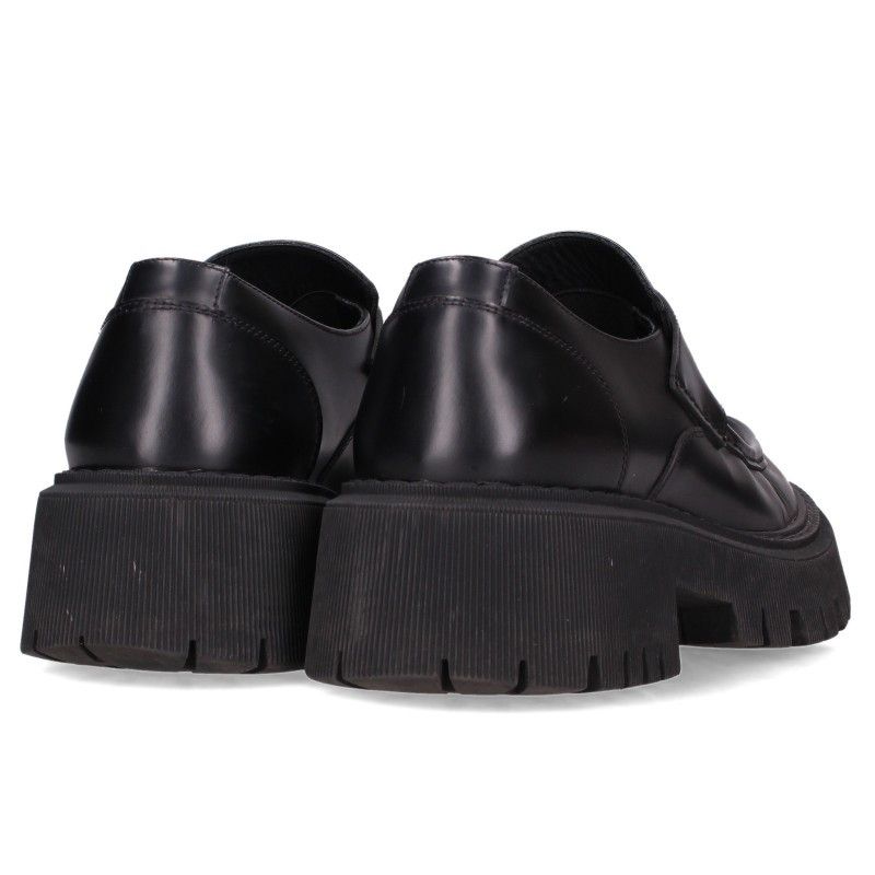 Balenciaga Tractor Tractorleather Loafers Shoes — view 2