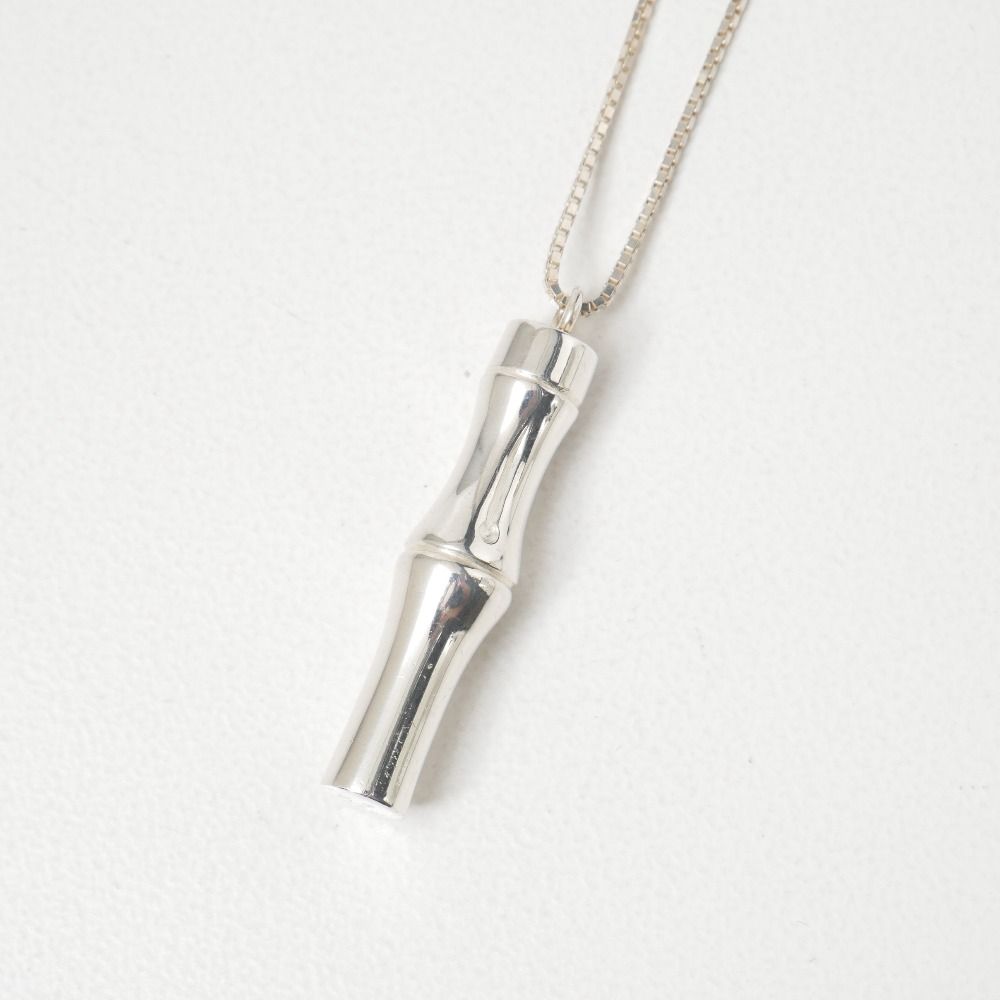 Gucci Necklace Bamboo 925 Sterling Silver Venetian Chain RB — view 5