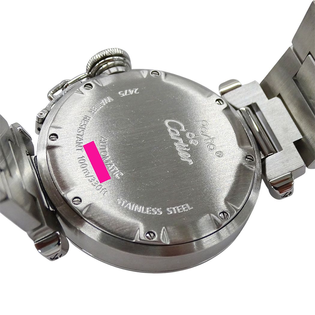 Cartier Watch Boys' Pasha C Big Date Automatic Stainless Steel Silver White — view 6