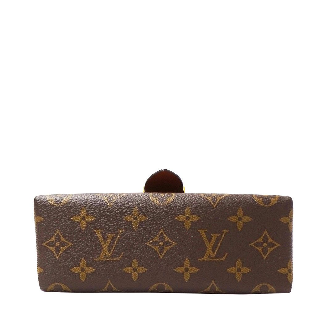 Louis Vuitton 2-Way Shoulder Bag Monogram Canvas Locky BB Brown Handle Small — view 3