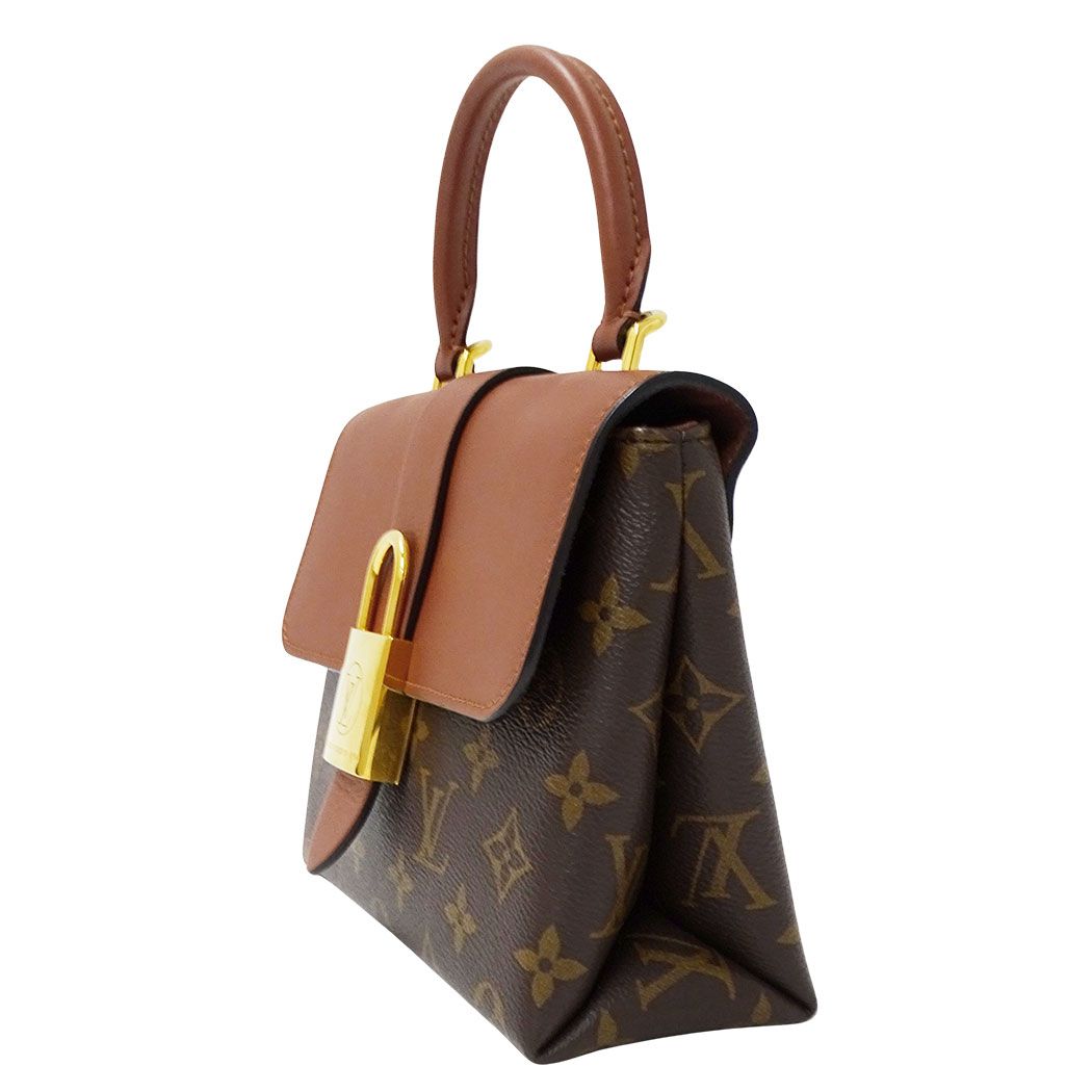 Louis Vuitton 2-Way Shoulder Bag Monogram Canvas Locky BB Brown Handle Small — view 4