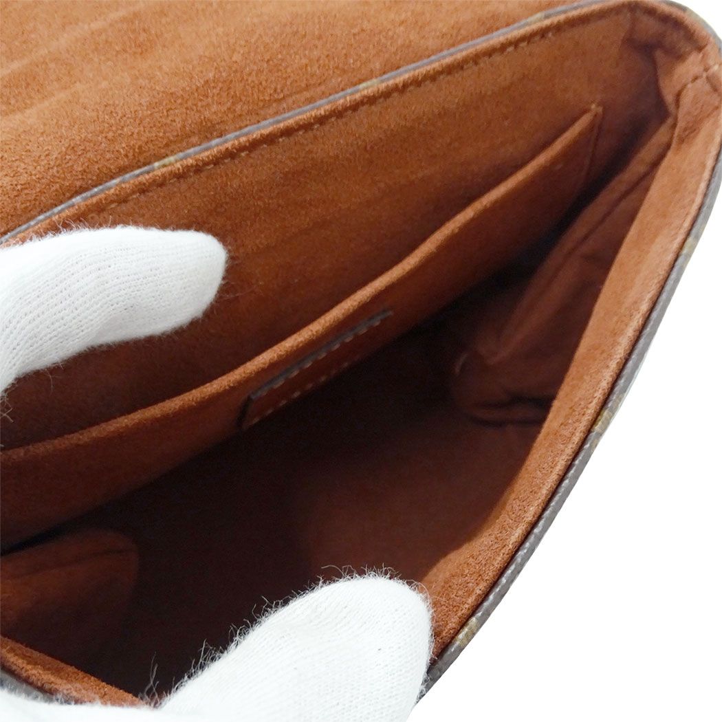Louis Vuitton 2-Way Shoulder Bag Monogram Canvas Locky BB Brown Handle Small — view 6